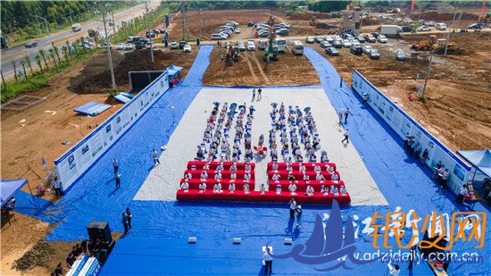 麻章16个重点项目昨集中开工