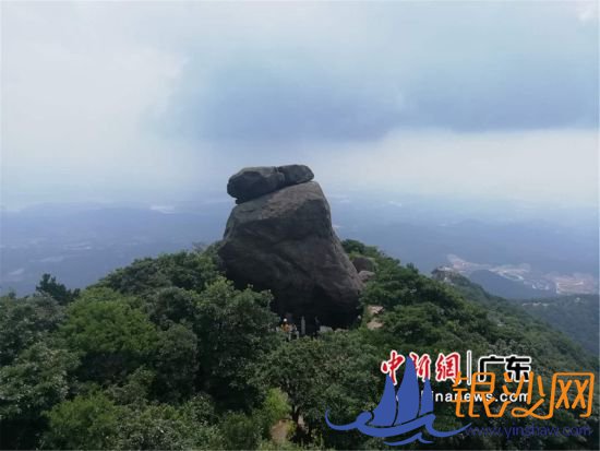 图为坐落在罗浮山玉女峰下的“爱情朝真石” 葛洪文化研究会供图 图为坐落在罗浮山玉女峰下的“爱情朝真石” 葛洪文化研究会供图