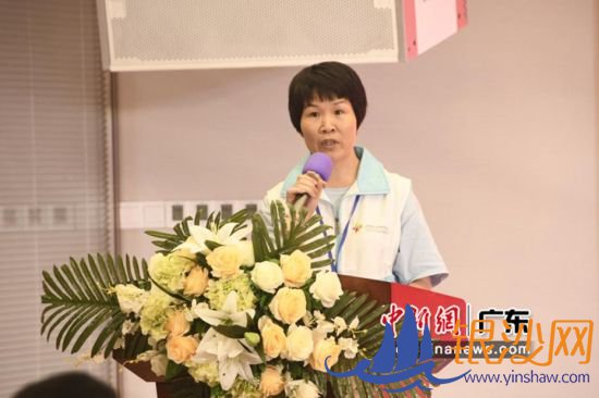 中华儿慈会彩云助苗友益爱心专项基金主任黄海丽致辞。(主办方供图) 中华儿慈会彩云助苗友益爱心专项基金主任黄海丽致辞。(主办方供图)