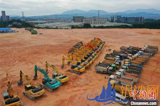 图为粤港澳大湾区(惠州)数据产业园中国移动、万国数据项目动工。惠州市委宣传部供图 图为粤港澳大湾区(惠州)数据产业园中国移动、万国数据项目动工。惠州市委宣传部供图