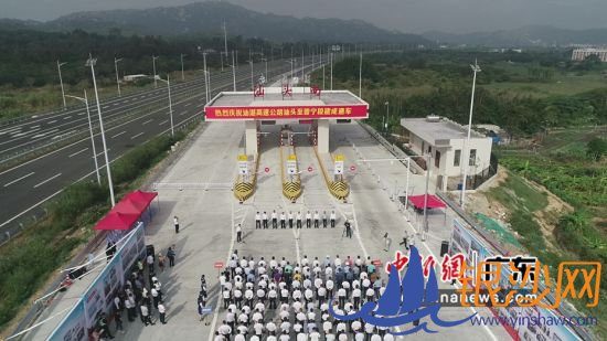 汕湛高速汕头至普宁段通车。作者:曹定国 汕湛高速汕头至普宁段通车。作者:曹定国