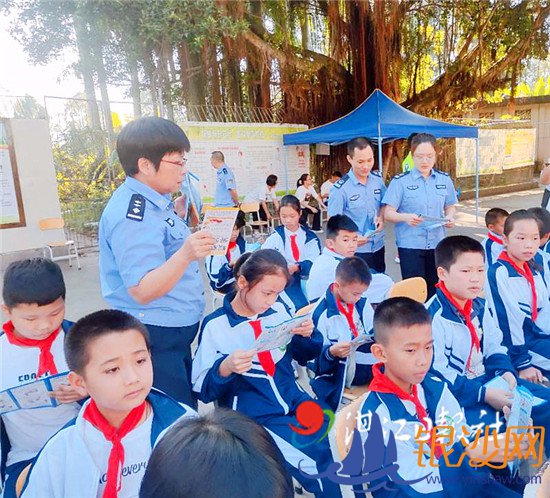 廉江罗州街道反电信诈骗宣传进校园